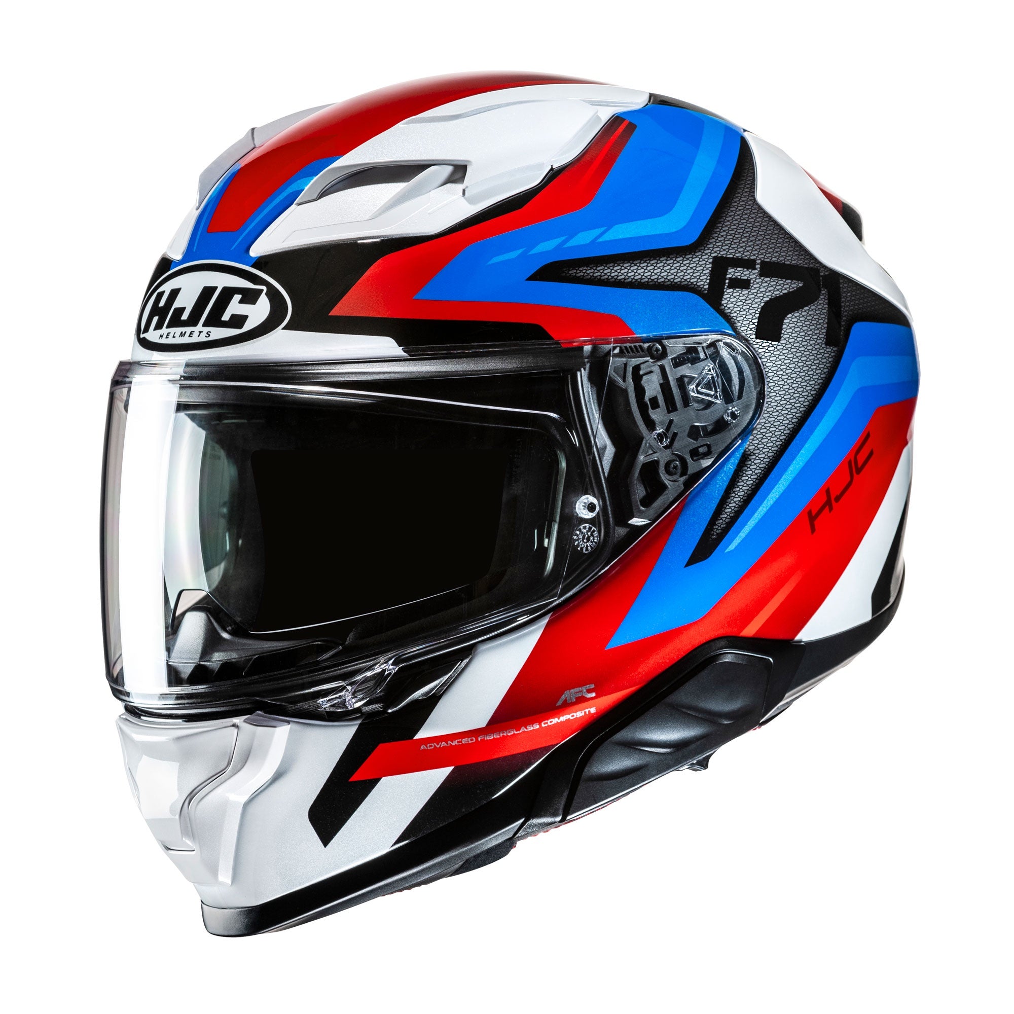 HJC F71 Fes MC21 White Blue Red