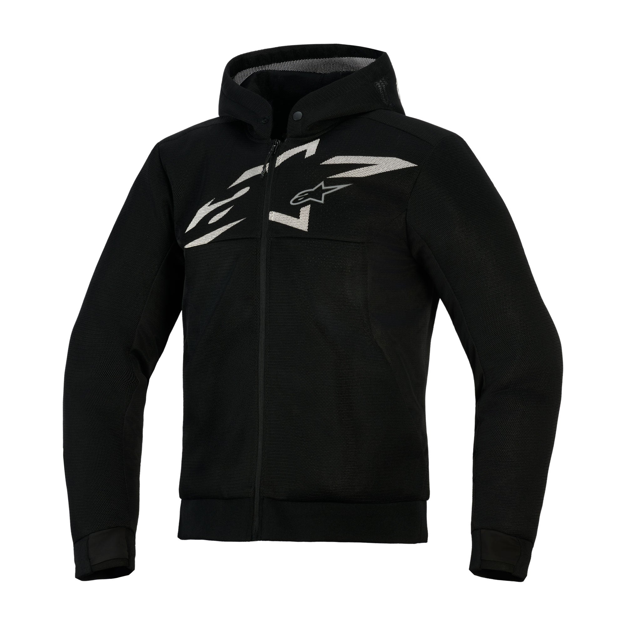Alpinestars Chrome Superairflow Hoodie - Black Dark Grey White