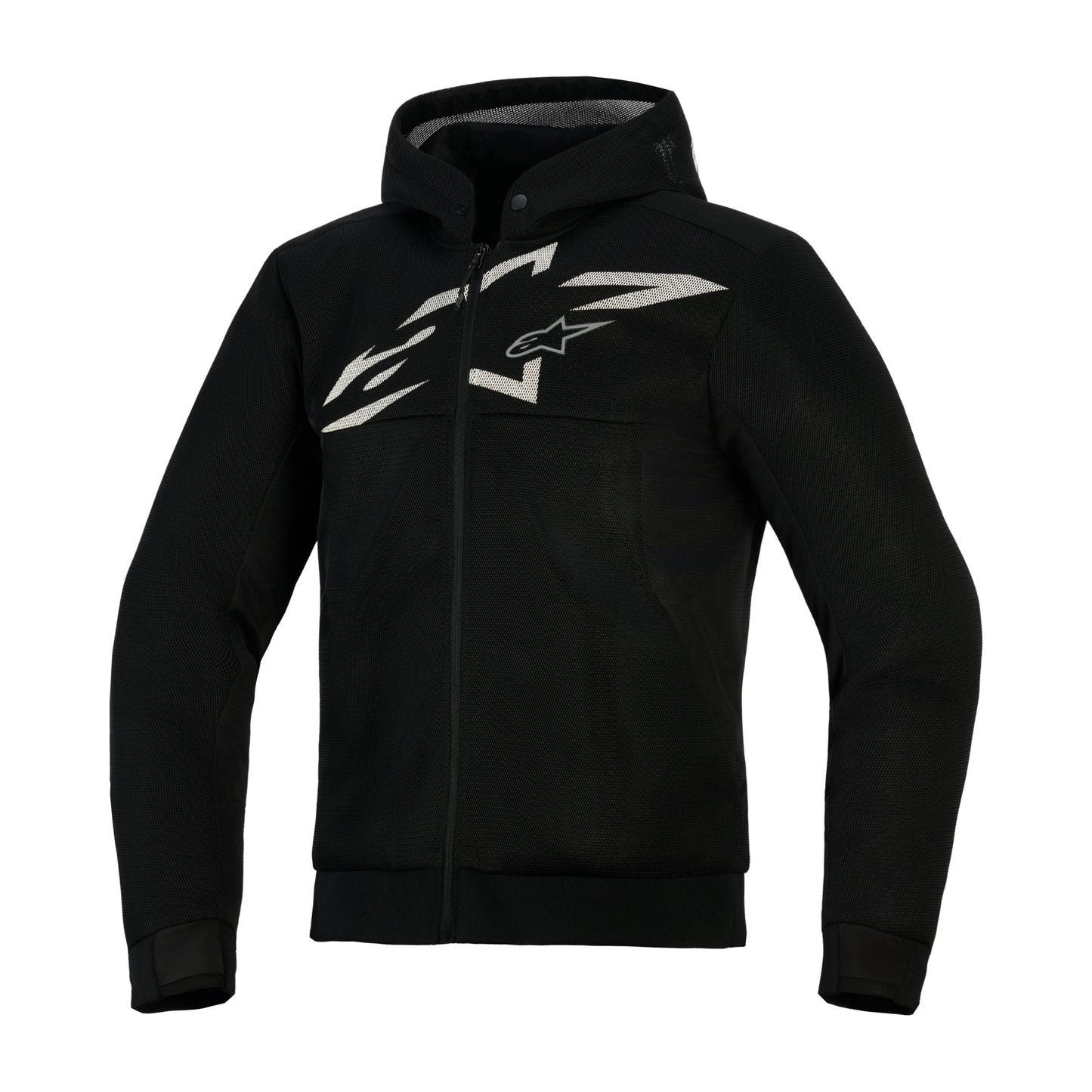 Alpinestars Chrome Superairflow Hoodie - Black Dark Grey White