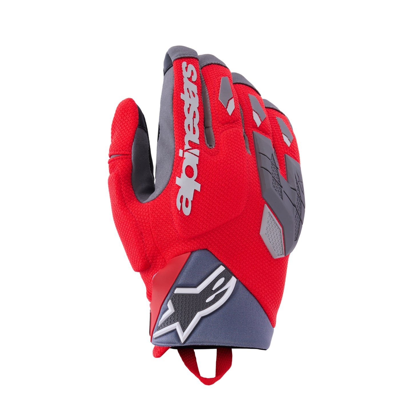 Alpinestars Durack Gloves - Bright Red / Mid Grey