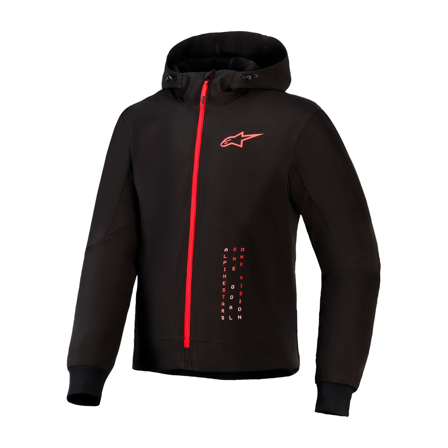 Alpinestars Radium Tech Hoodie - Black Bright Red