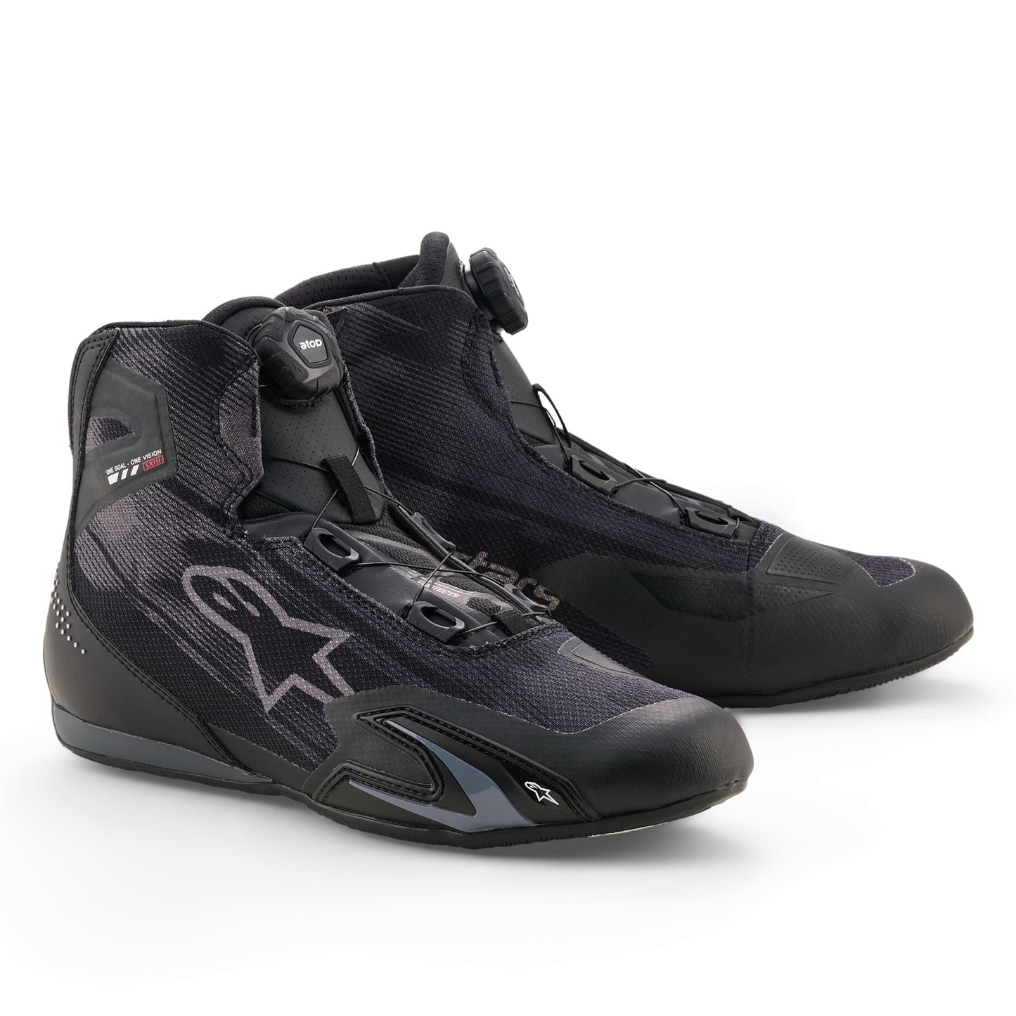 Alpinestars Celer Vented Shoes - Black / Dark Grey