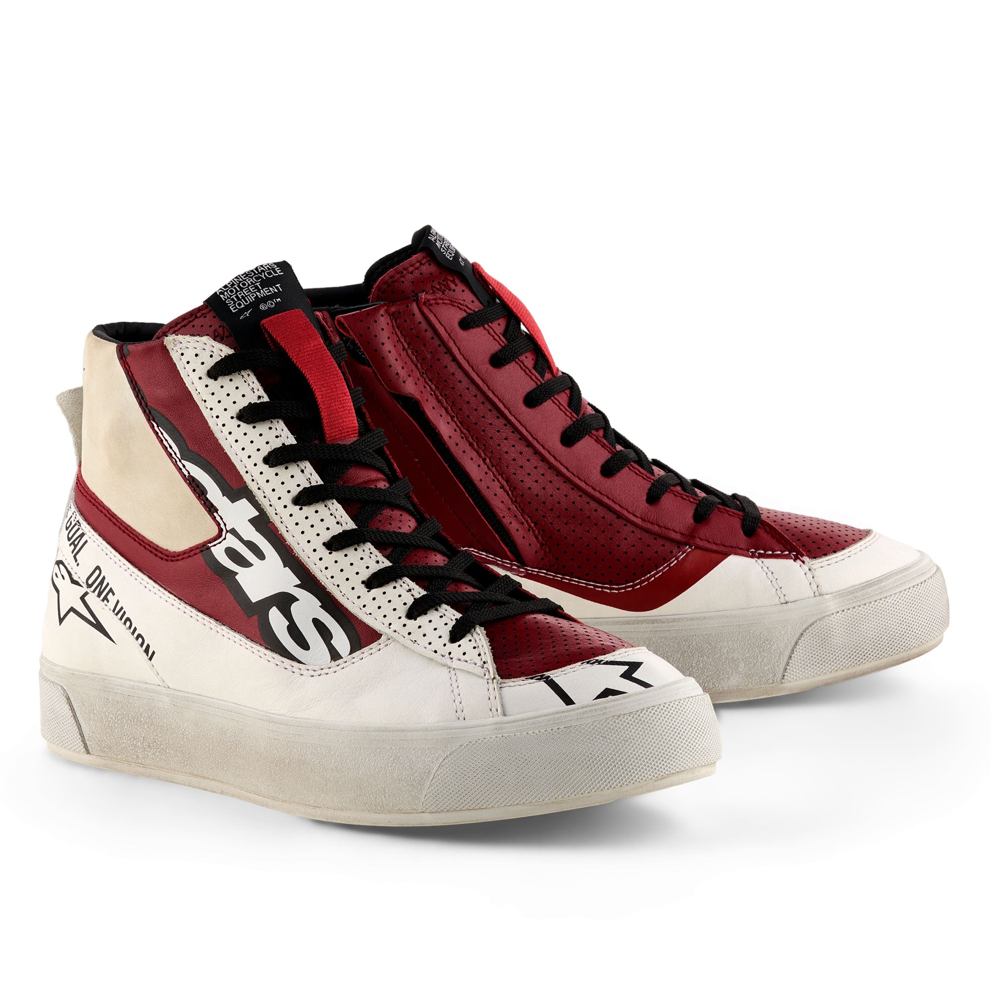 Alpinestars Stella Stated Flair Shoes - White / Red