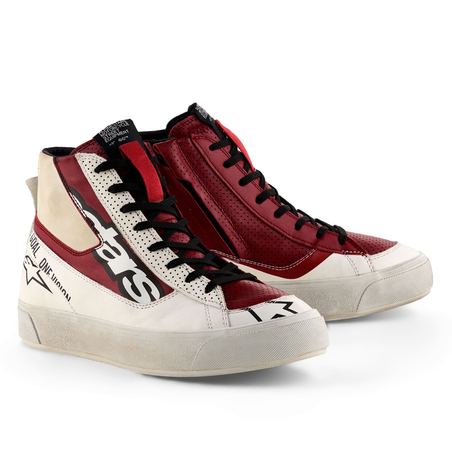 Alpinestars Stella Stated Flair Shoes - White / Red