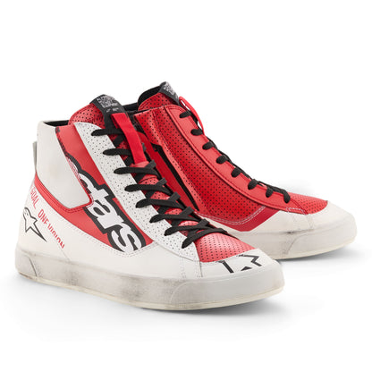 Alpinestars Stated Flair Shoes - White / Bright Red