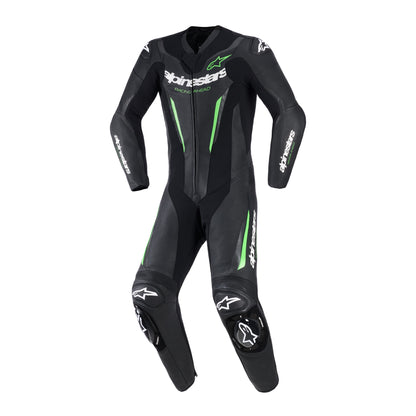 Alpinestars GP Force V2 Leather Suit 1 Piece - Black / Green