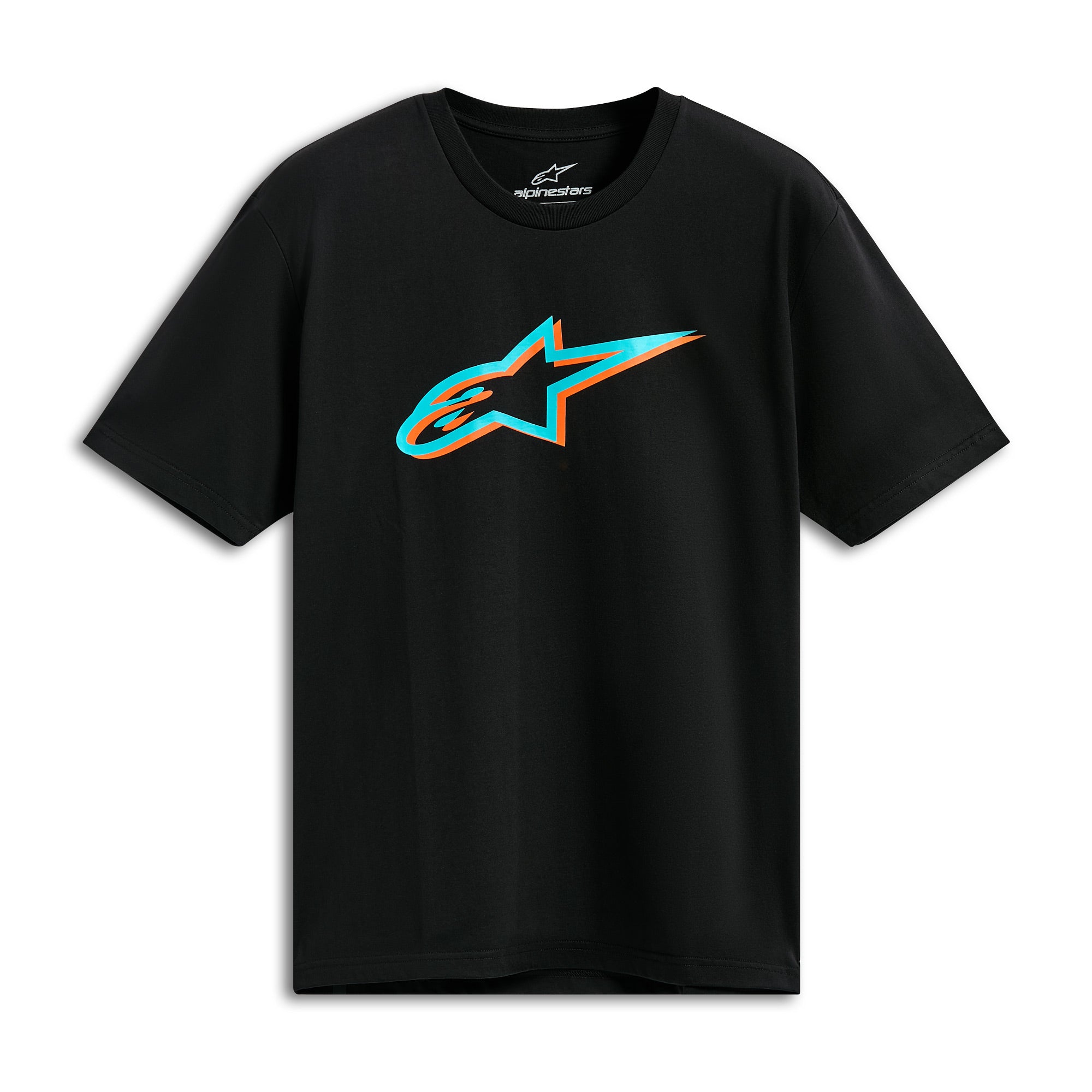 Alpinestars Ageless Shadow CSF Tee Black Turquoise  - Black Turquoise