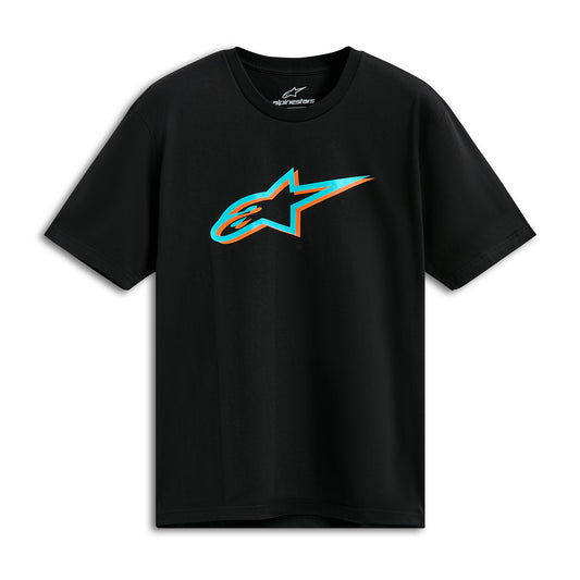 Alpinestars Ageless Shadow CSF Tee Black Turquoise  - Black Turquoise