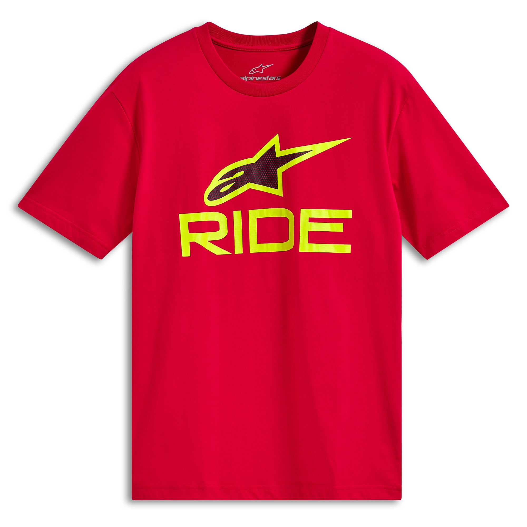Alpinestars Ride 4.0 CSF Tee - Red / Hi Vis Yellow / Black