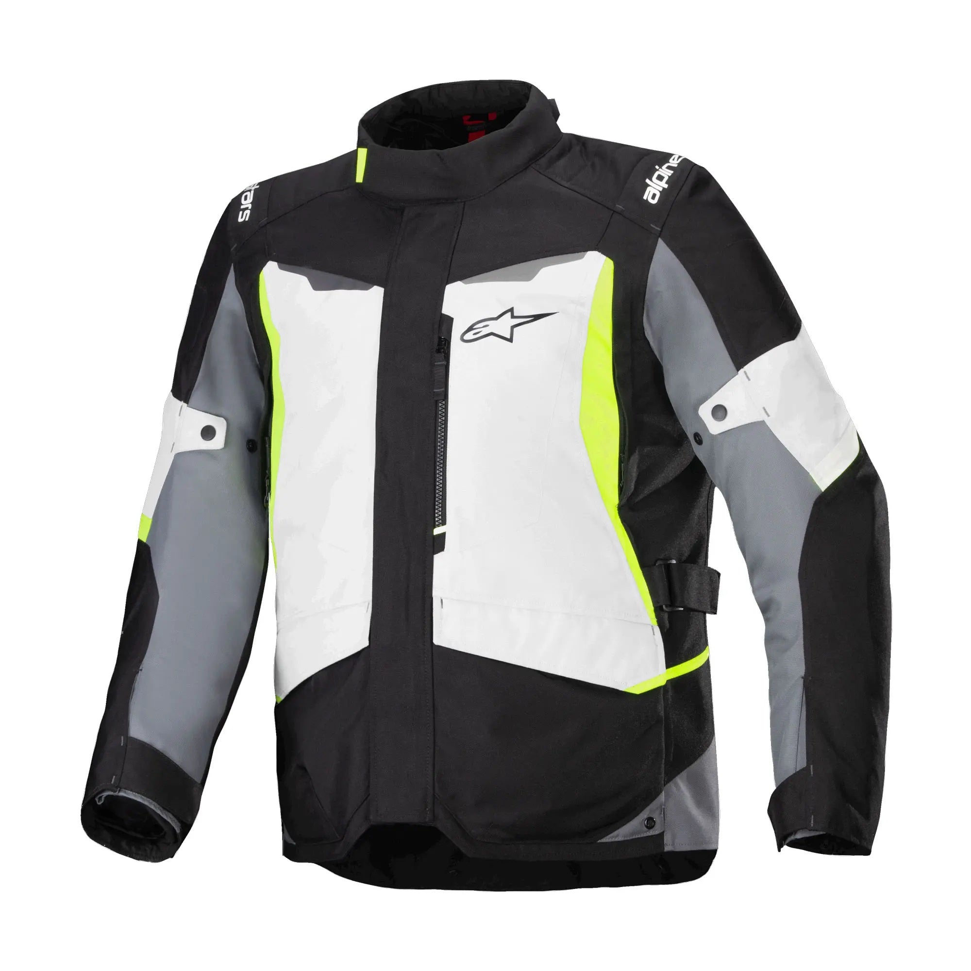 Alpinestars ST-1 Waterproof Jacket - Ice Grey / Black / Yellow Fluo