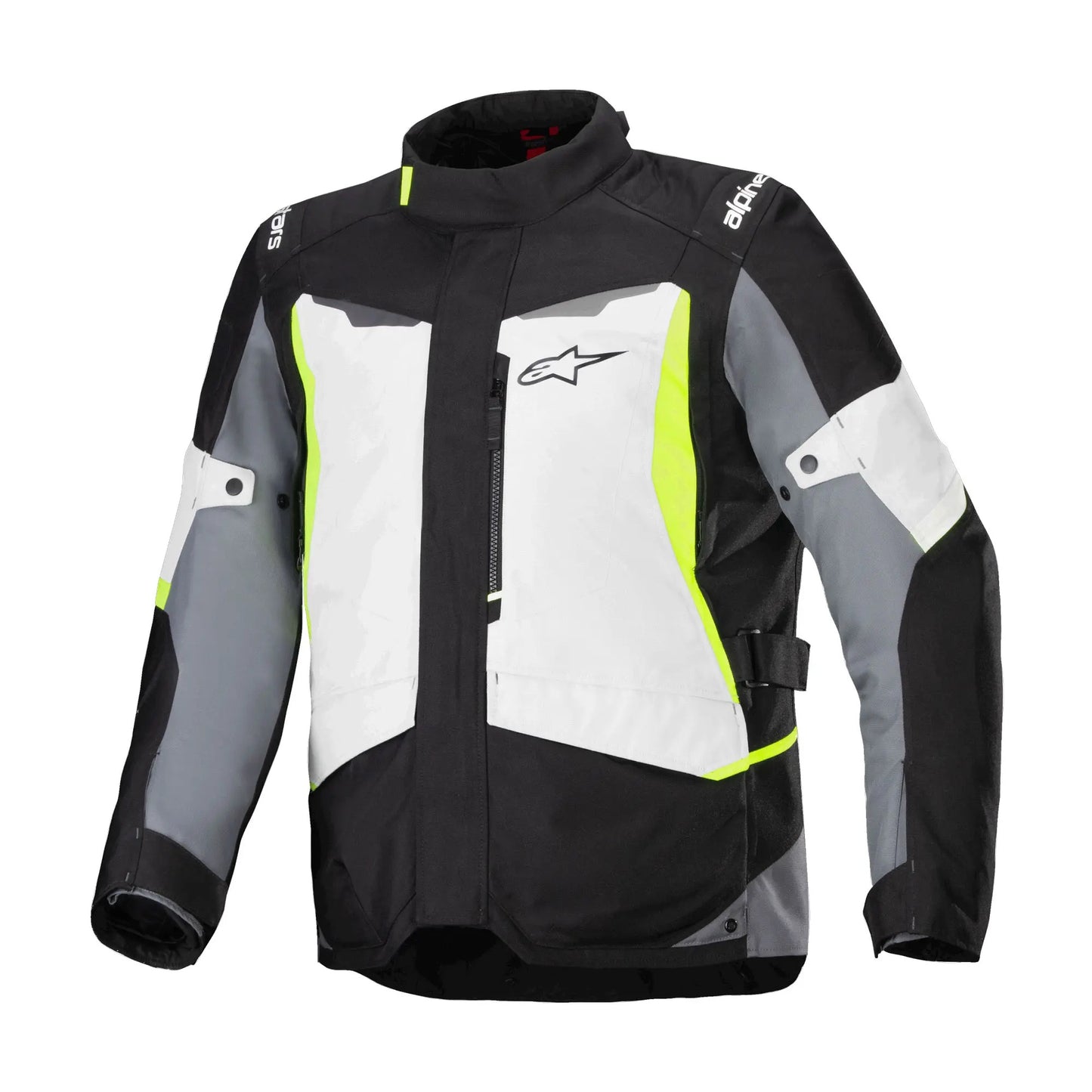 Alpinestars ST-1 Waterproof Jacket - Ice Grey / Black / Yellow Fluo
