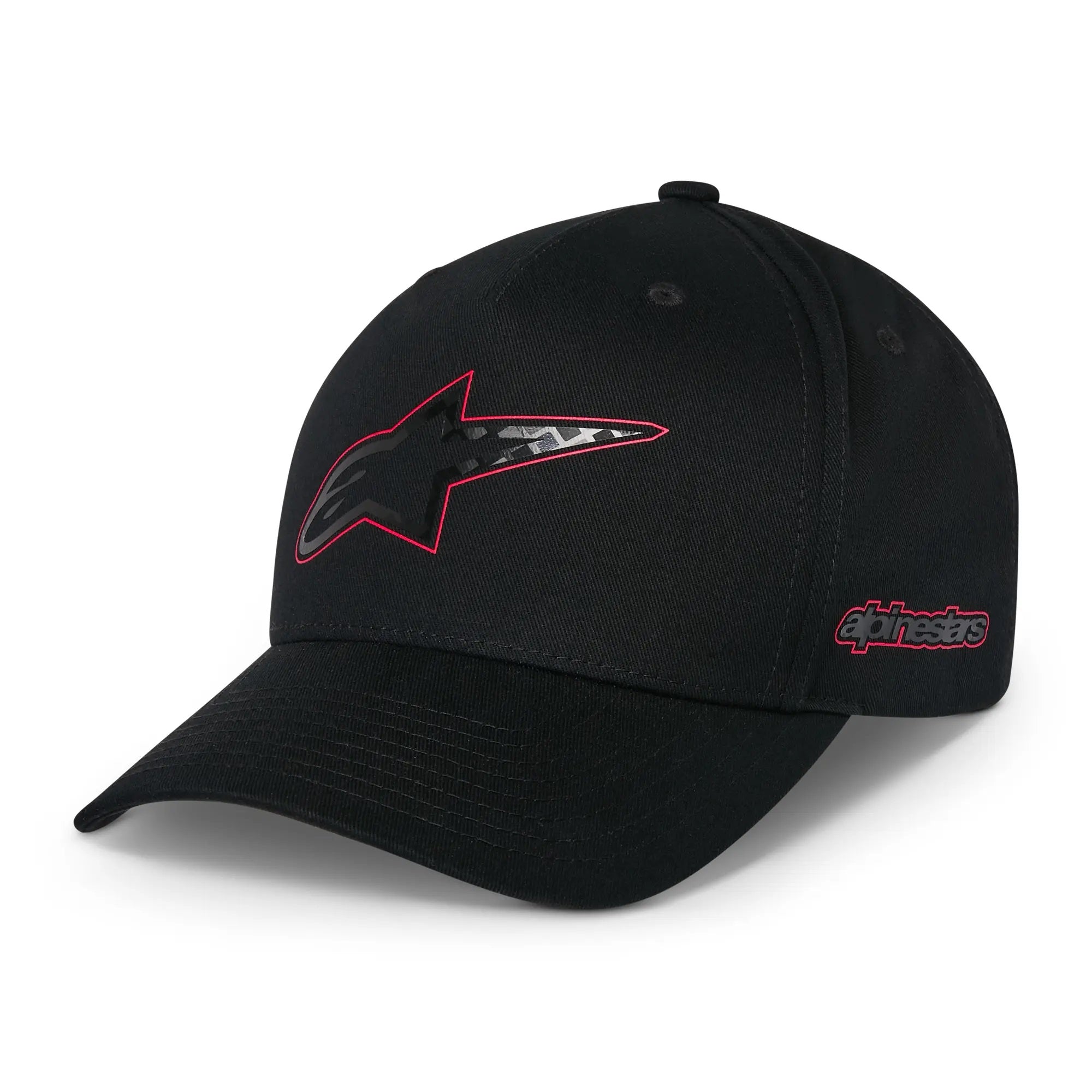 Alpinestars Carbon Fiber Snapback Hat Black - Black