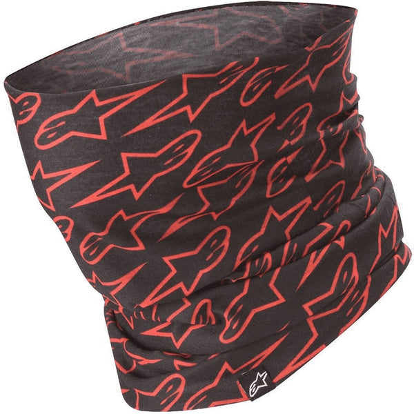 Alpinestars Neck Tube - Black / Red / Fluo