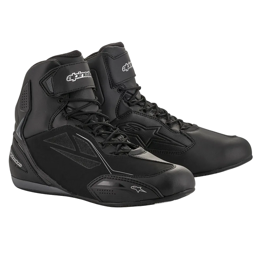 Alpinestars Stella Faster 3 Drystar Waterproof Short Boots - Black / Silver