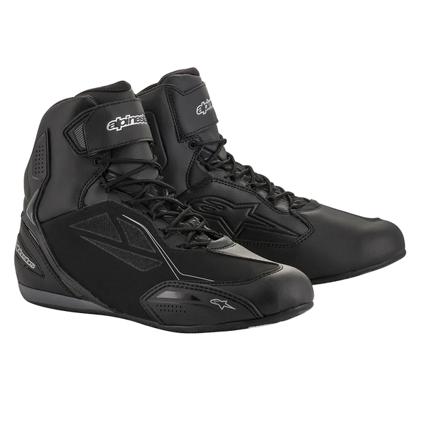 Alpinestars Stella Faster 3 Drystar Waterproof Short Boots - Black / Silver