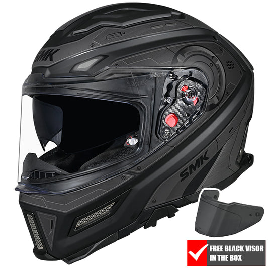 SMK Agnar Cyborg MA266 - Matt Black / Silver