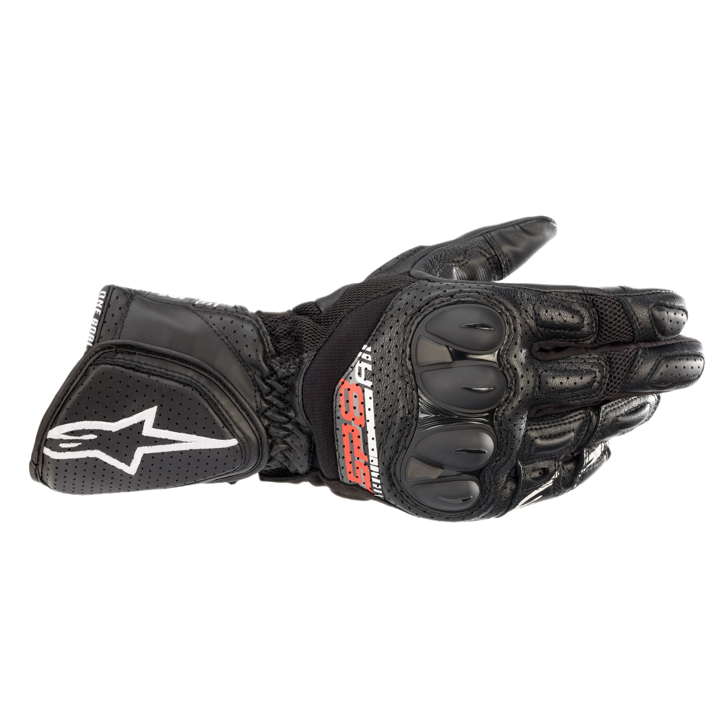 Alpinestars SP-8 V3 Air Perforated Leather Sports Gloves - Black