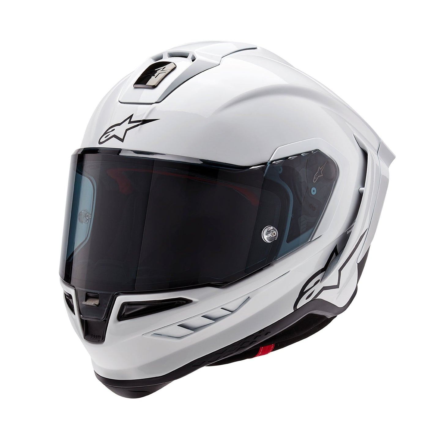 Alpinestars Supertech R10 Solid ECE 2206 Fim - White Gloss / Black Matt