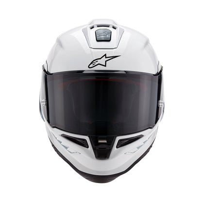 Alpinestars Supertech R10 Solid ECE 2206 Fim - White Gloss / Black Matt