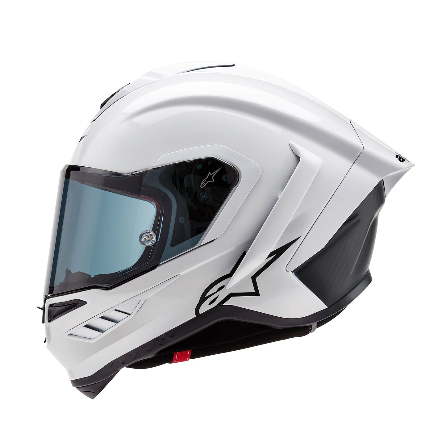 Alpinestars Supertech R10 Solid ECE 2206 Fim - White Gloss / Black Matt