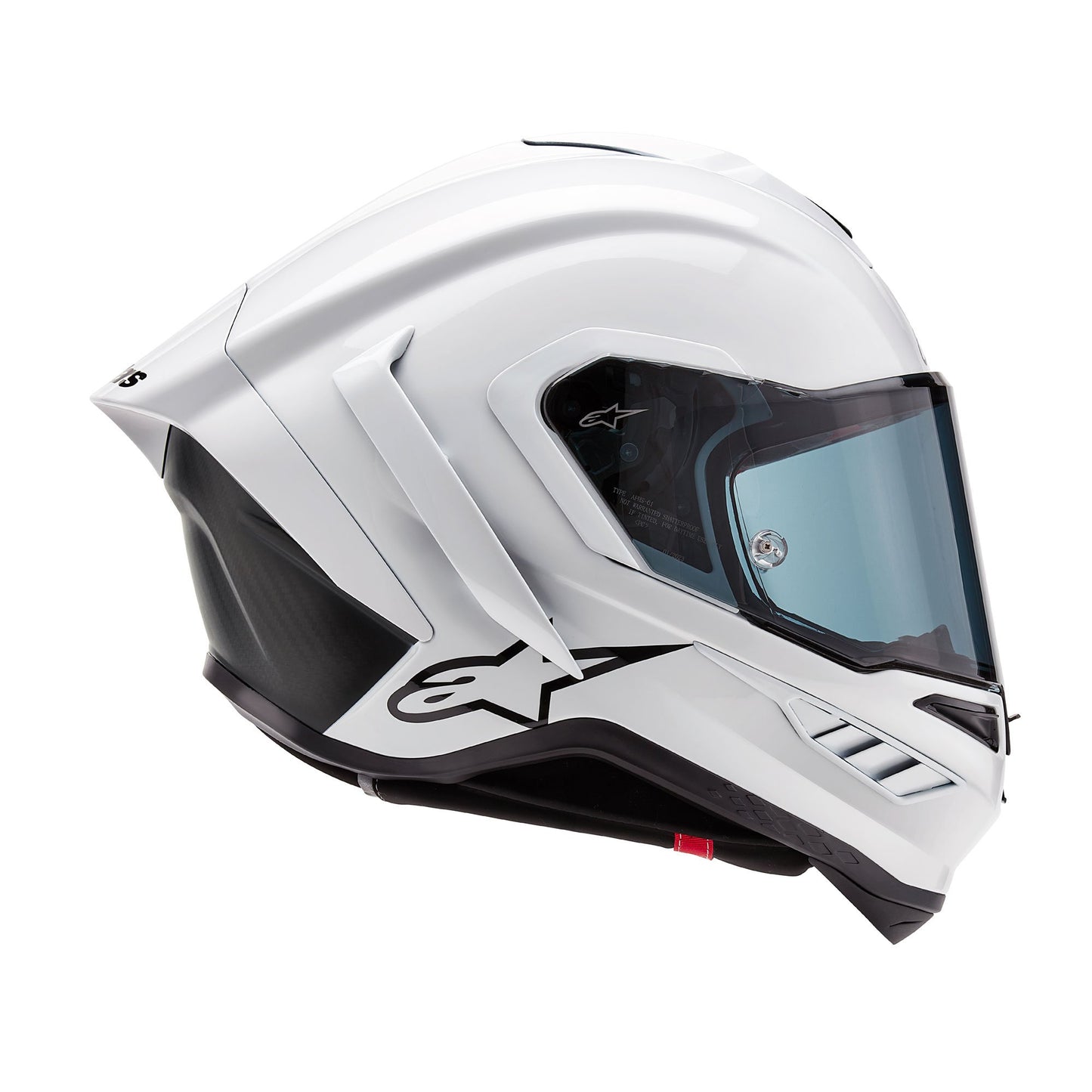 Alpinestars Supertech R10 Solid ECE 2206 Fim - White Gloss / Black Matt