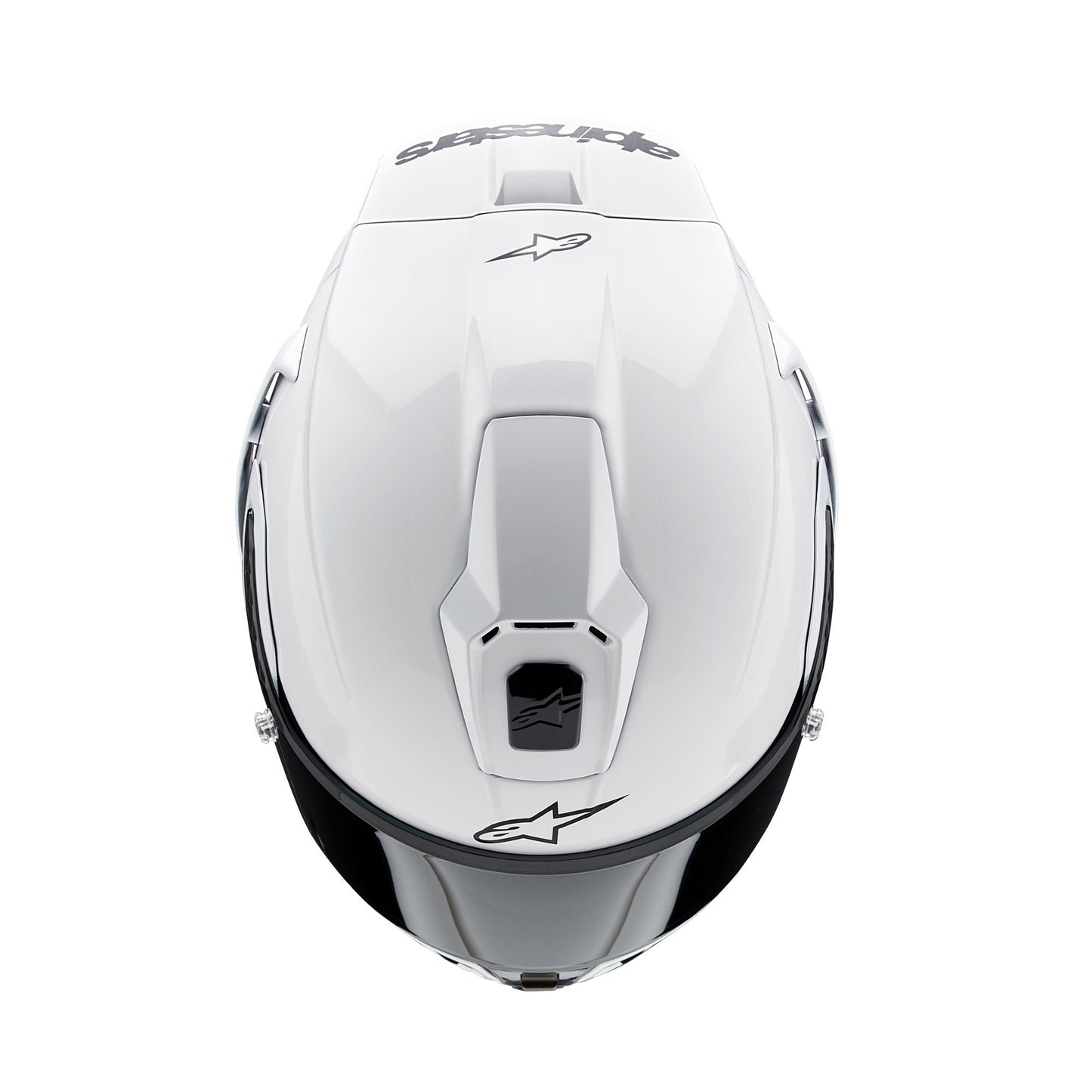 Alpinestars Supertech R10 Solid ECE 2206 Fim - White Gloss / Black Matt