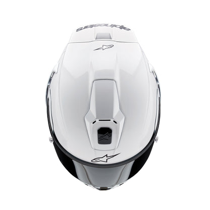 Alpinestars Supertech R10 Solid ECE 2206 Fim - White Gloss / Black Matt