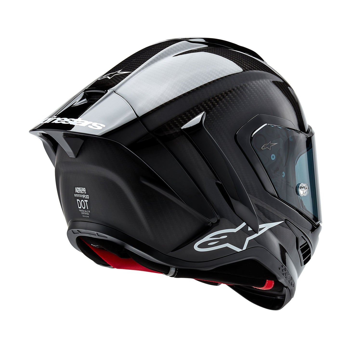 Alpinestars Supertech R10 ECE 2206 FIM Helmet - Black Carbon