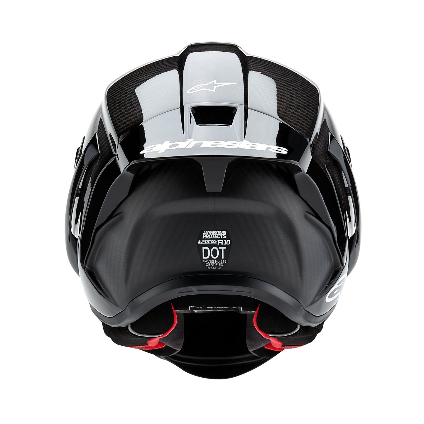 Alpinestars Supertech R10 ECE 2206 FIM Helmet - Black Carbon