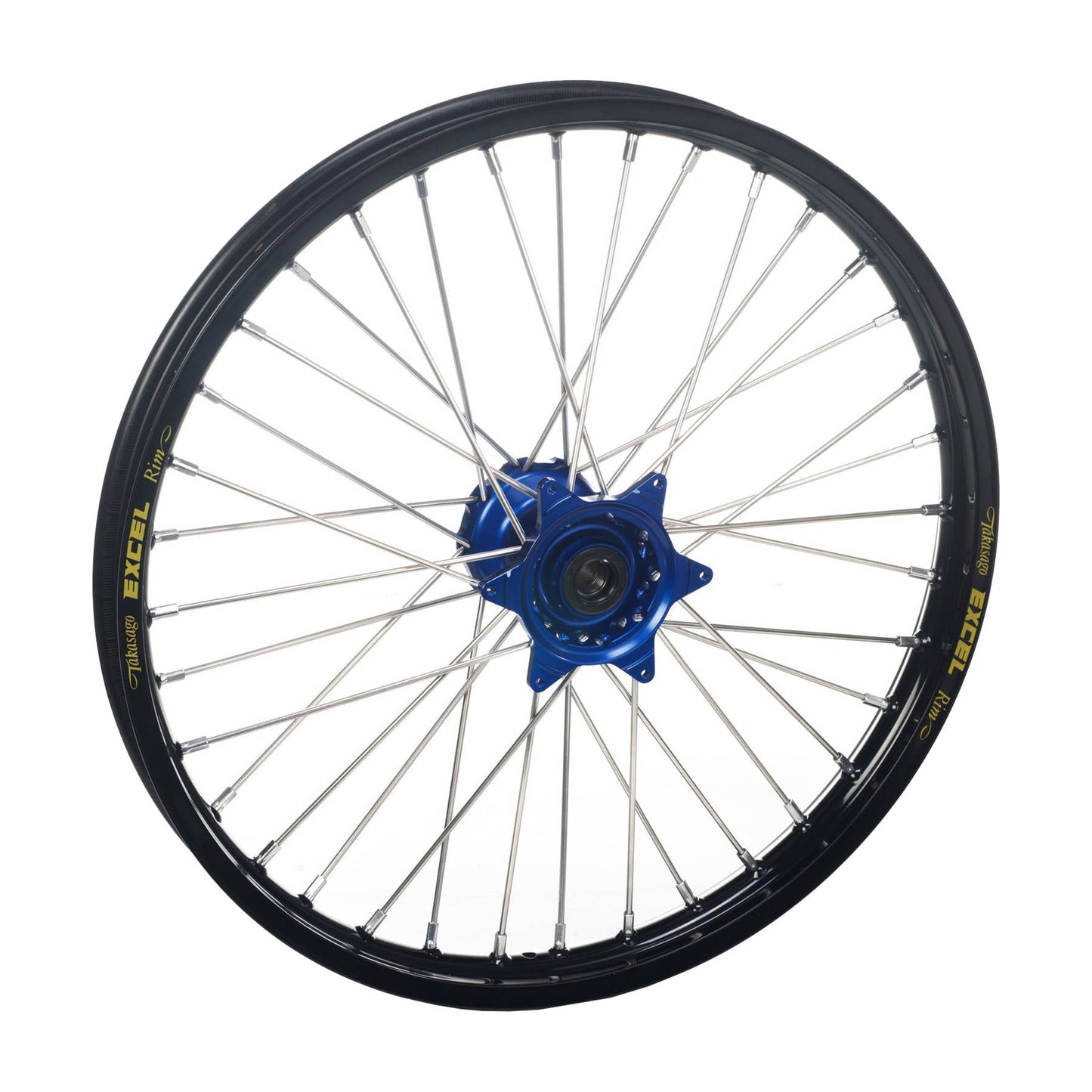 Haan Complete Wheel Front 21 x 1.60 Sherco Enduro - Black Rim / Blue Hub