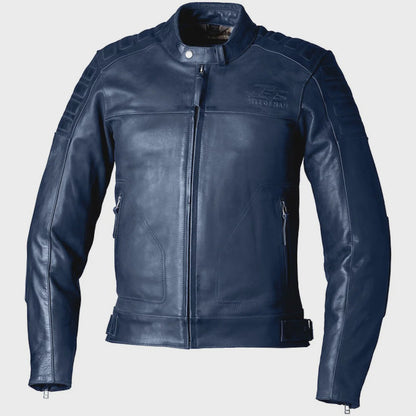 RST IOM TT Brandish 2 Men's Leather Jacket - Petrol
