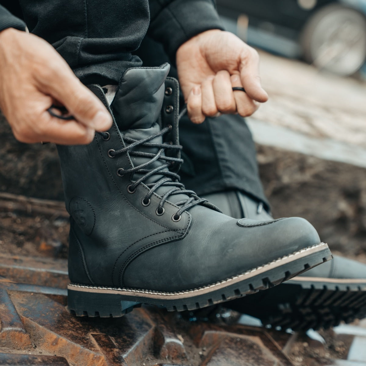 Spada Pilgrim Grande Rev.2 CE WP Boots Distressed Black