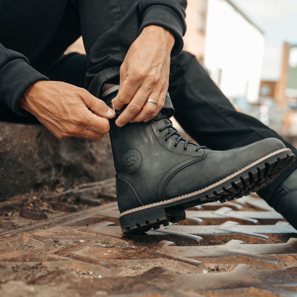 Spada Pilgrim Grande Rev.2 CE WP Boots Distressed Black