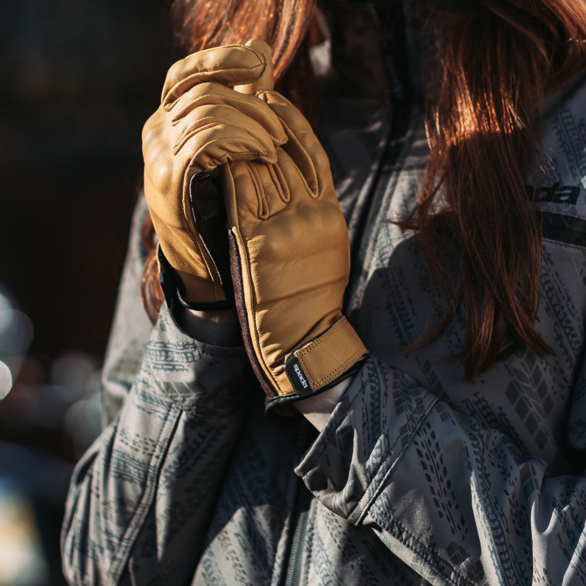 Spada Wyatt CE Leather Gloves Tan