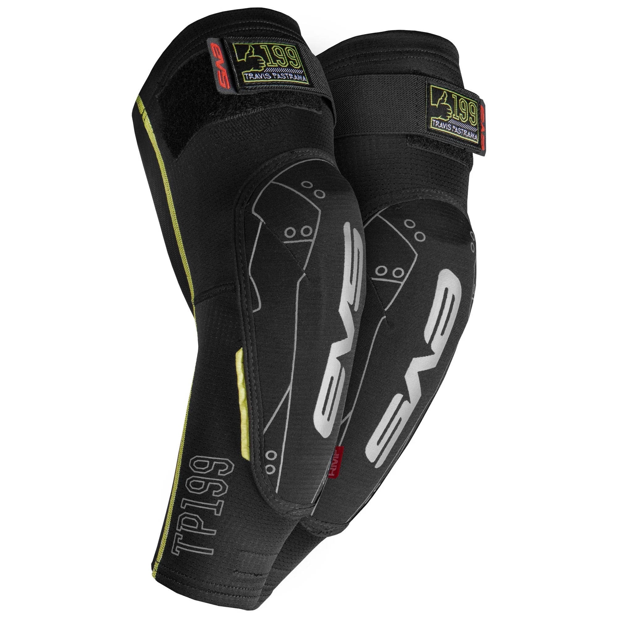 EVS TP199 Elbow Guards - Black / Hi-viz