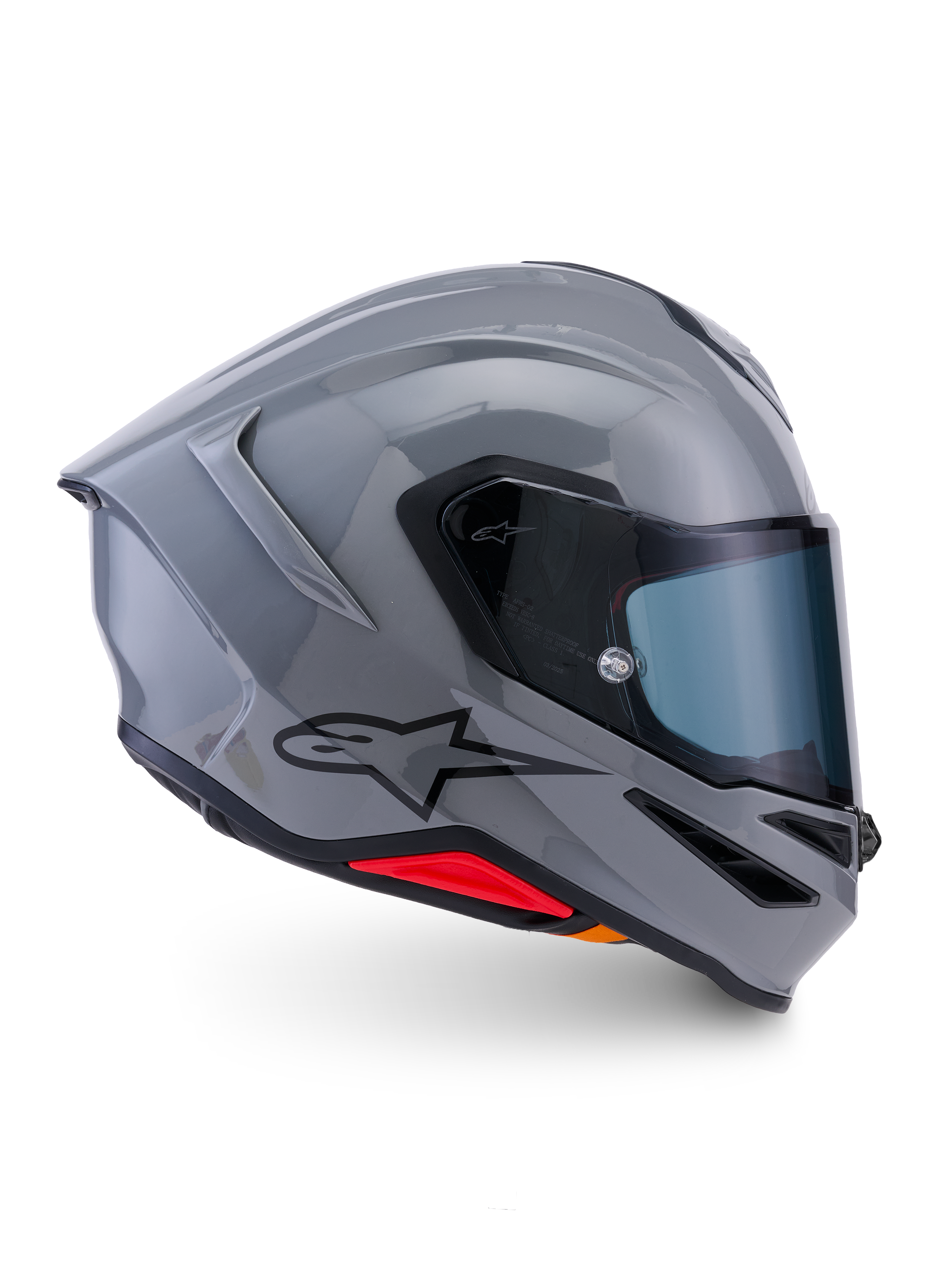 Alpinestars S R7 Solid Helmet - Grey / Glossy