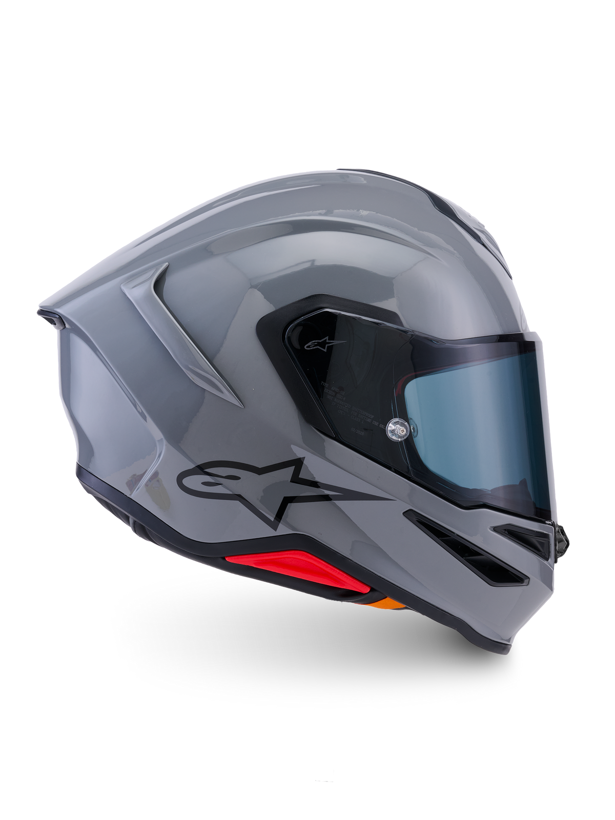 Alpinestars S R7 Solid Helmet - Grey / Glossy