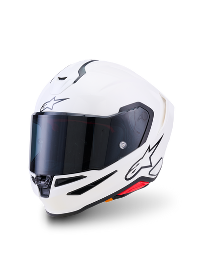 Alpinestars S R7 Solid Helmet - White / Glossy