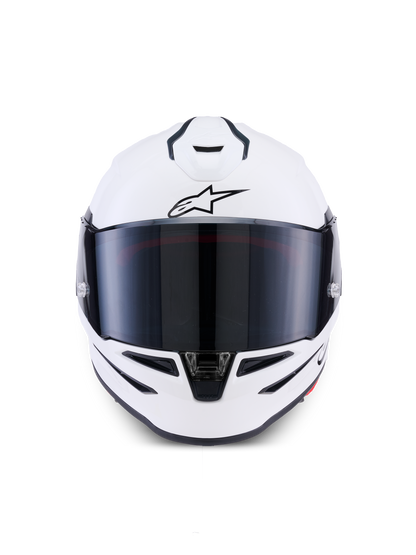 Alpinestars S R7 Solid Helmet - White / Glossy