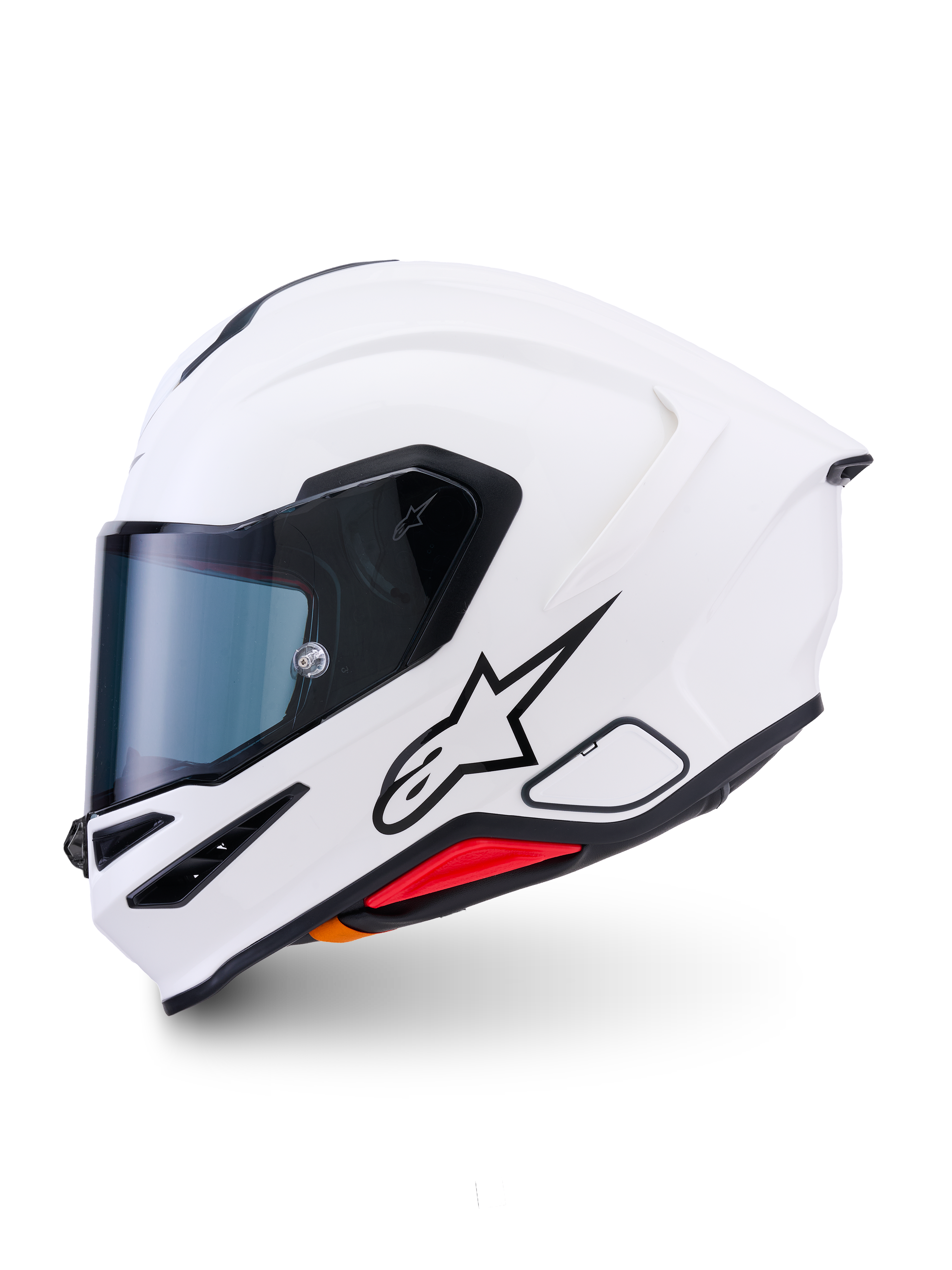 Alpinestars S R7 Solid Helmet - White / Glossy