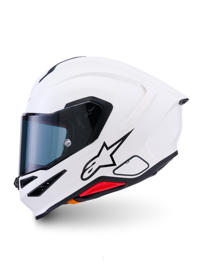 Alpinestars S R7 Solid Helmet - White / Glossy