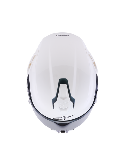 Alpinestars S R7 Solid Helmet - White / Glossy