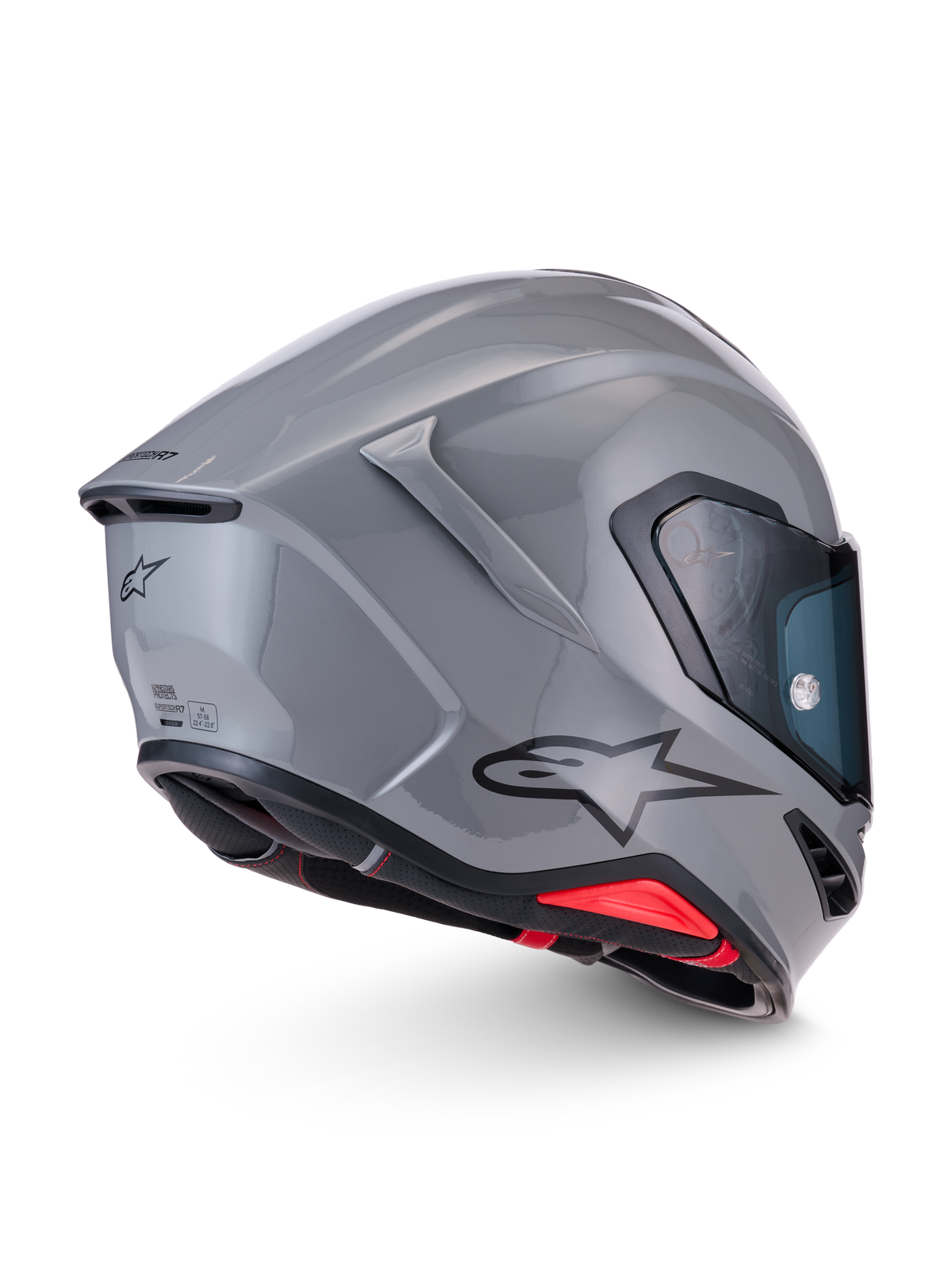 Alpinestars S R7 Solid Helmet - Grey / Glossy