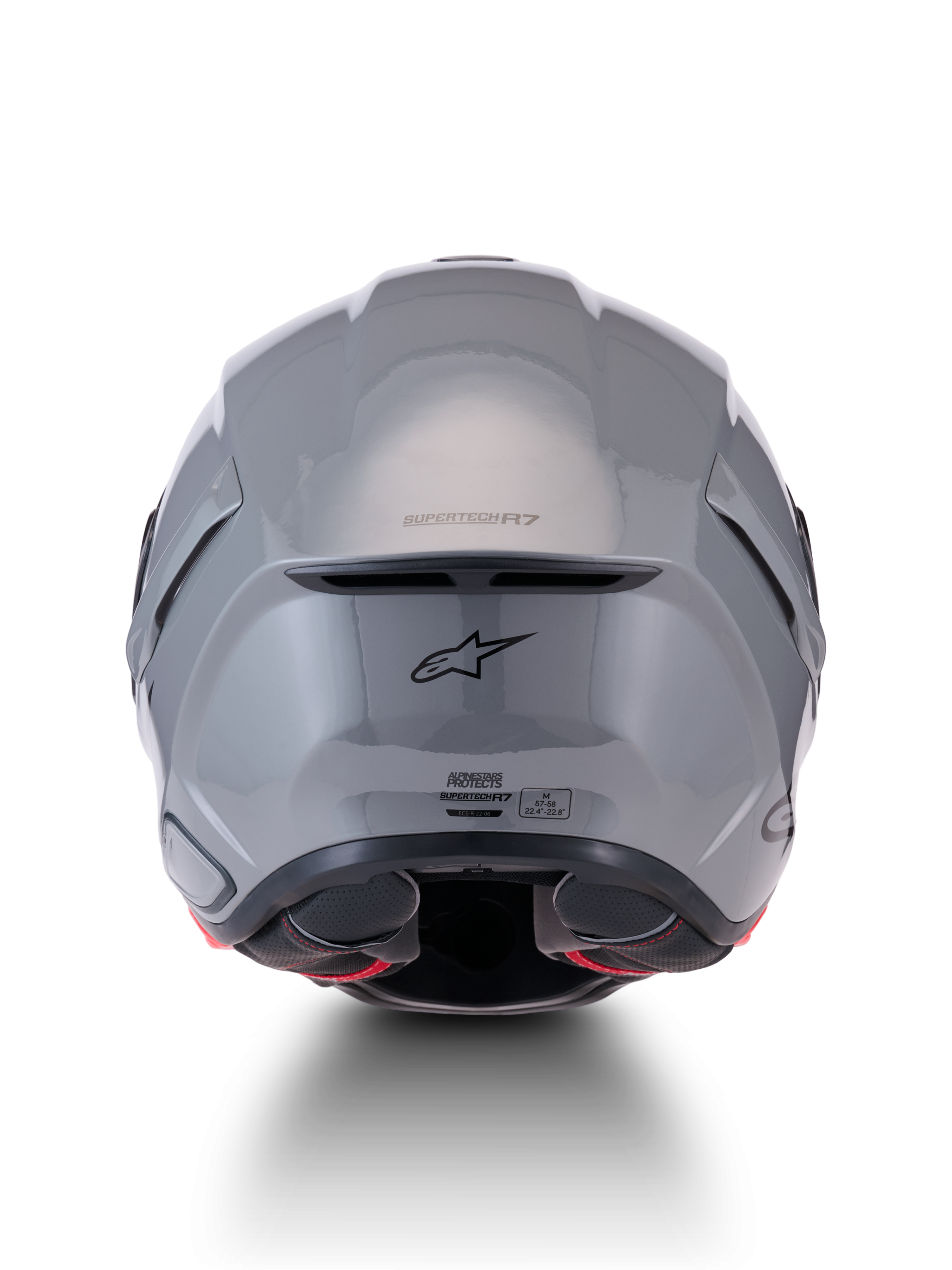 Alpinestars S R7 Solid Helmet - Grey / Glossy