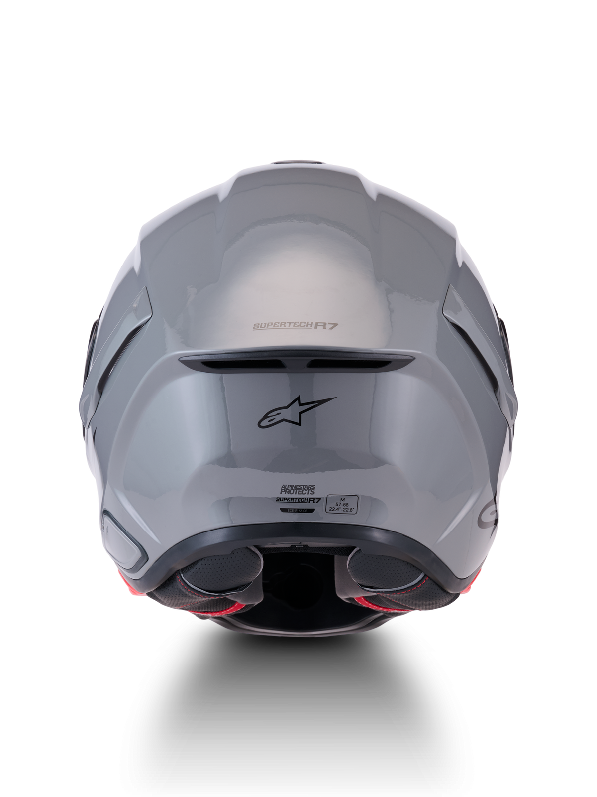 Alpinestars S R7 Solid Helmet - Grey / Glossy
