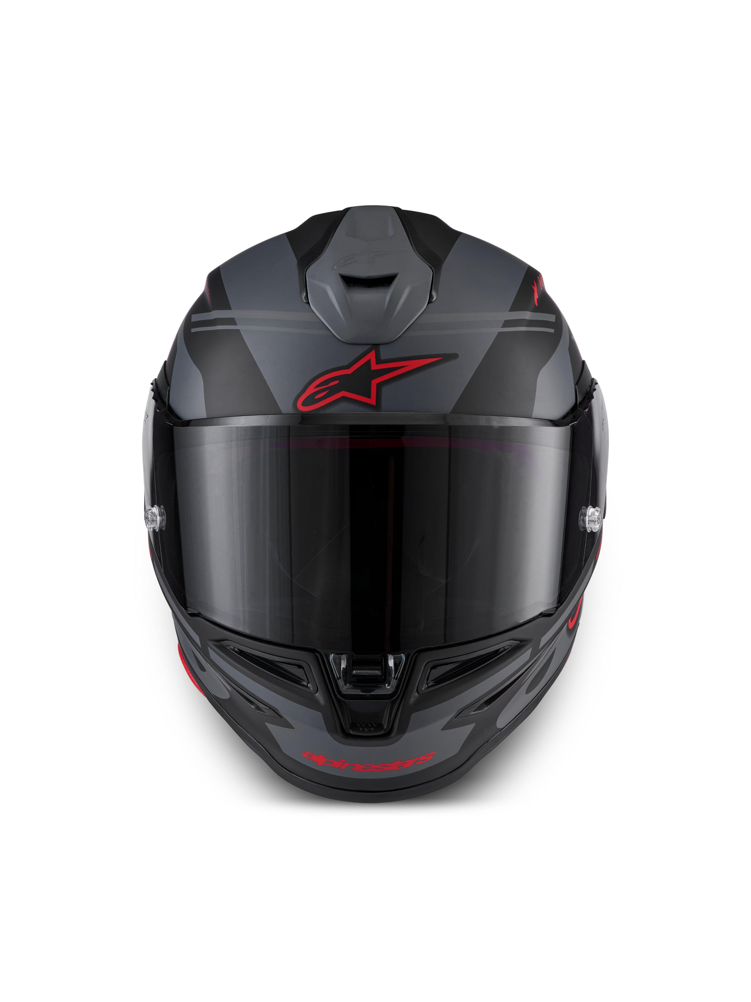Alpinestars S R7 A-CORE Helmet - Black / Grey / Red / Matt