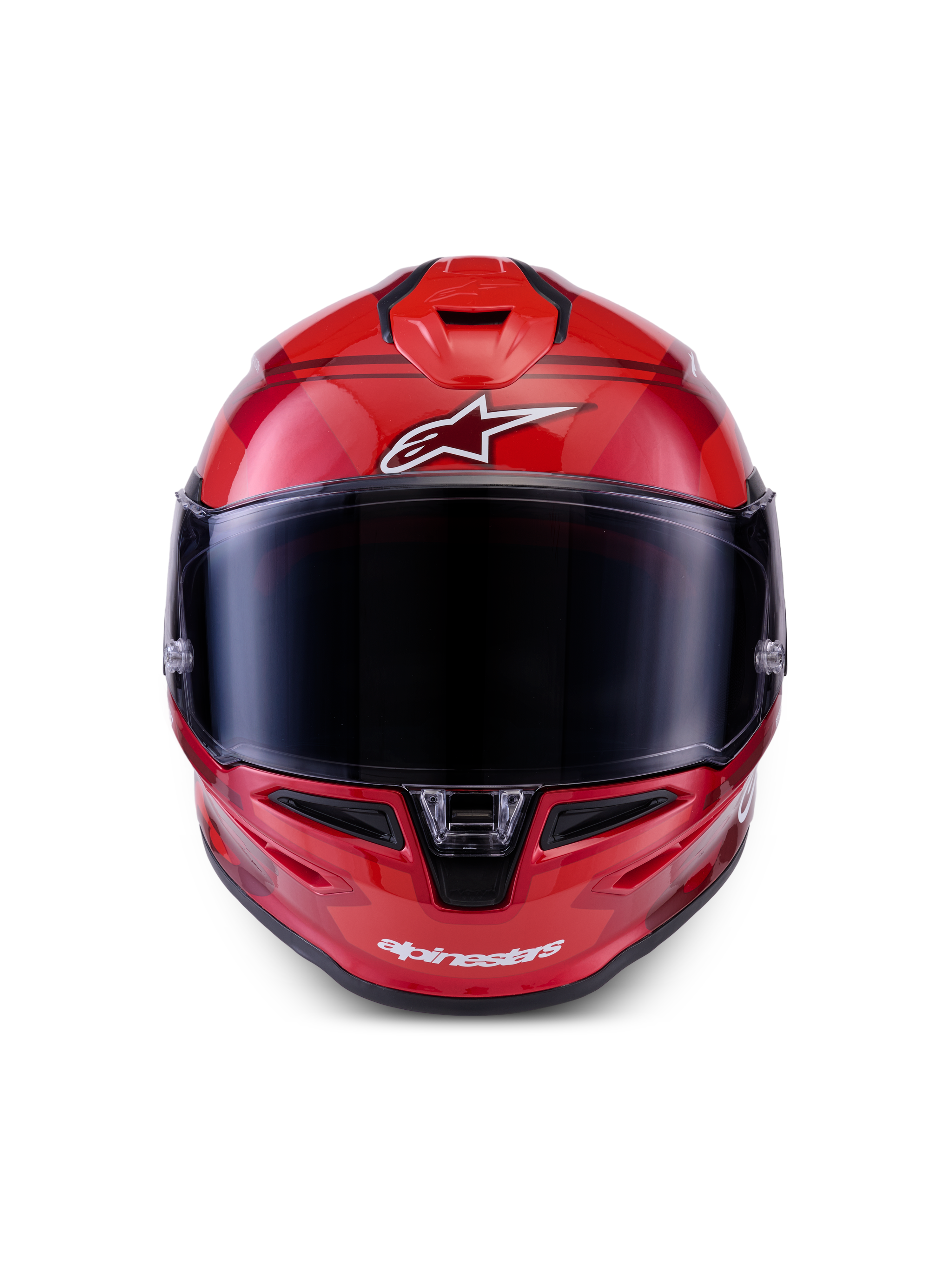 Alpinestars S R7 A-CORE Helmet - Red / White / Glossy