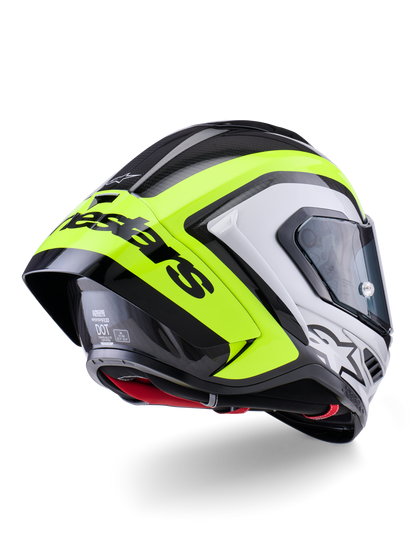 Alpinestars Supertech R10 Helmet Arius - Black / Silver / Yellow