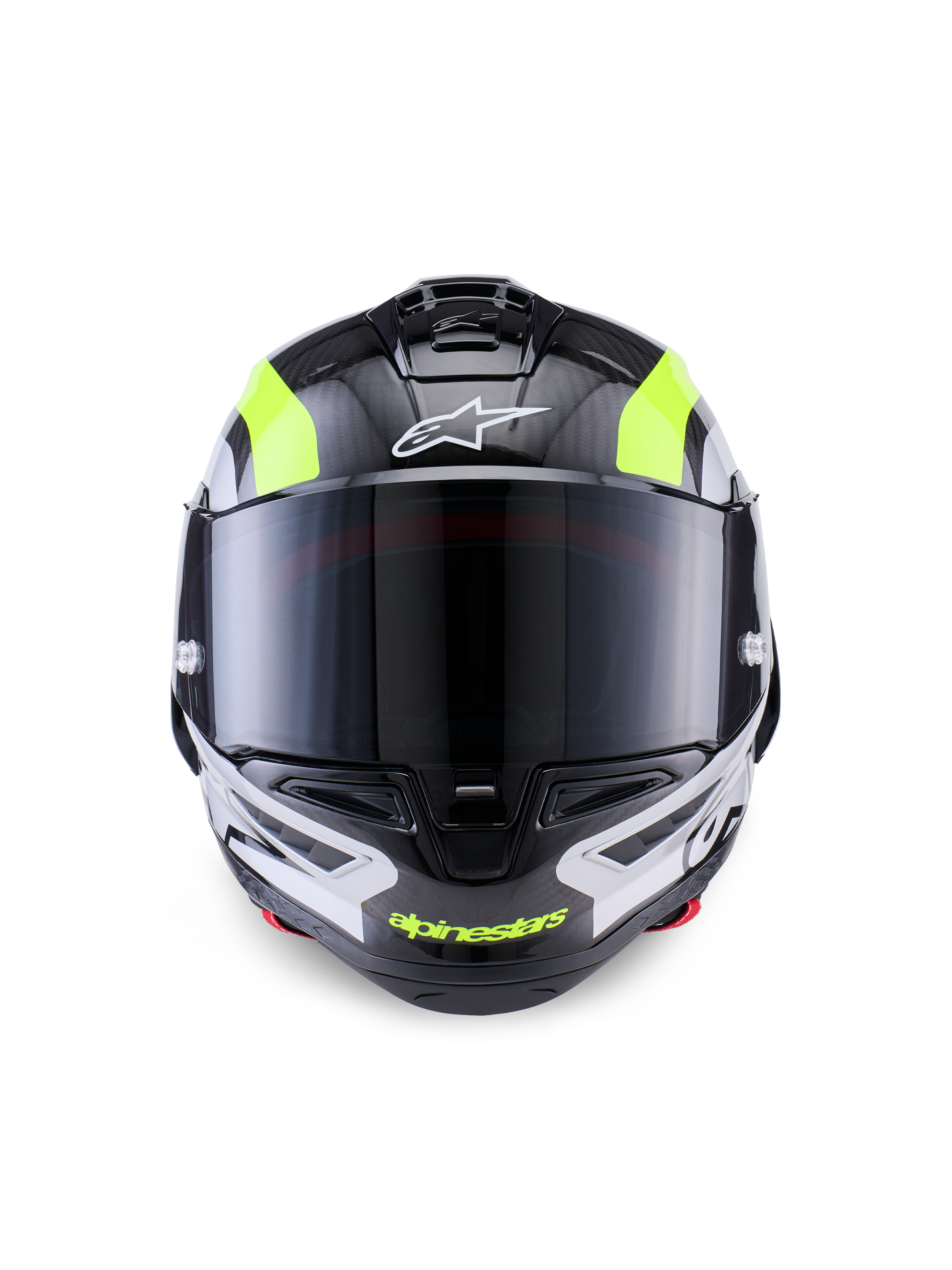 Alpinestars Supertech R10 Helmet Arius - Black / Silver / Yellow