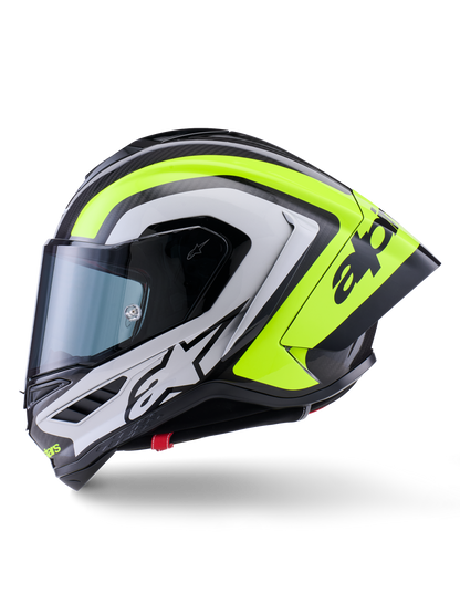 Alpinestars Supertech R10 Helmet Arius - Black / Silver / Yellow